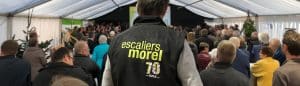 Evenement Clé-en-main - Anniversaire d'entreprise - Escaliers Morel - Anniversaire - Mise en lumiere - Son - Video - Mobilier - Dmentiel - Vosges - La Bresse